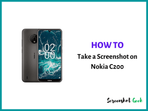 How to Take a Screenshot on Nokia C200