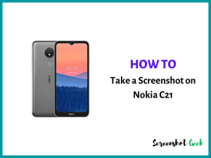 How to Take a Screenshot on Nokia C21