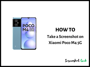 How to Take a Screenshot on Xiaomi Poco M4 5G