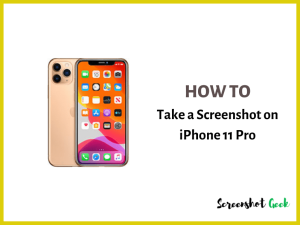 How to Take a Screenshot on iPhone 11 Pro