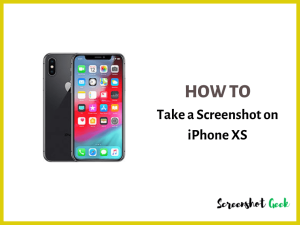 How to Take a Screenshot on iPhone XS