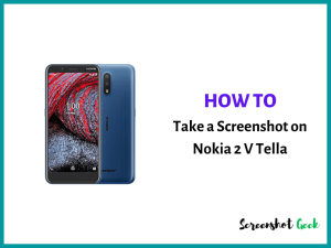 How to Take a Screenshot on Nokia 2 V Tella