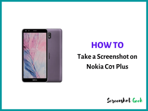 How to Take a Screenshot on Nokia C01 Plus