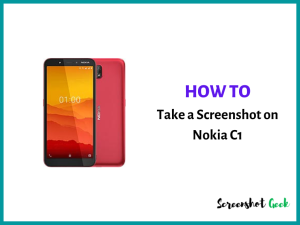 How to Take a Screenshot on Nokia C1
