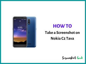 How to Take a Screenshot on Nokia C2 Tava