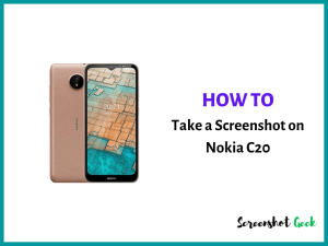 How to Take a Screenshot on Nokia C20