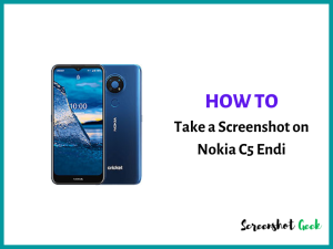 How to Take a Screenshot on Nokia C5 Endi