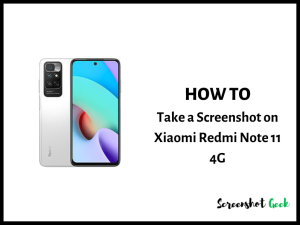 How to Take a Screenshot on Xiaomi Redmi Note 11 4G
