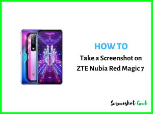 How to Take a Screenshot on ZTE Nubia Red Magic 7