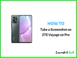 How to Take a Screenshot on ZTE Voyage 20 Pro