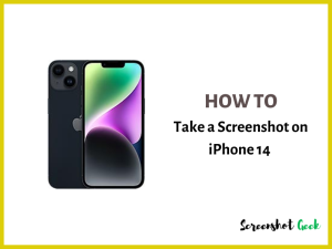 How to Take a Screenshot on iPhone 14