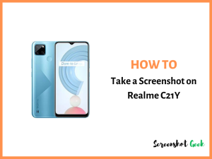 How to Take a Screenshot on Realme C21Y