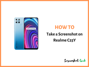 How to Take a Screenshot on Realme C25Y