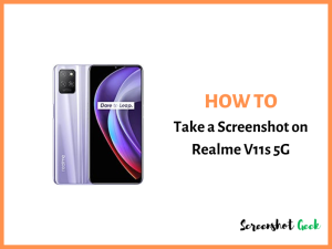 How to Take a Screenshot on Realme V11s 5G