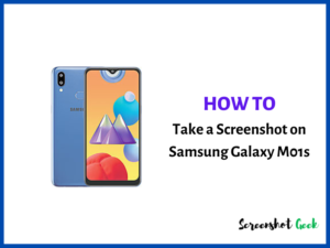 How to Take a Screenshot on Samsung Galaxy M01s