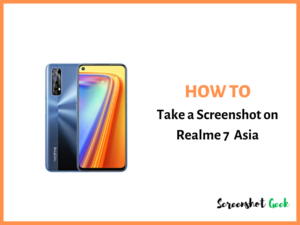How to Take a Screenshot on Realme 7 Asia