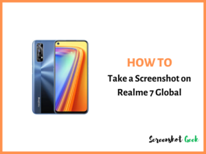 How to Take a Screenshot on Realme 7 Global