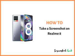 How to Take a Screenshot on Realme 8