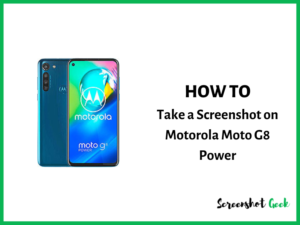 How to Take a Screenshot on Motorola Moto G8 Power