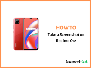 How to Take a Screenshot on Realme C12