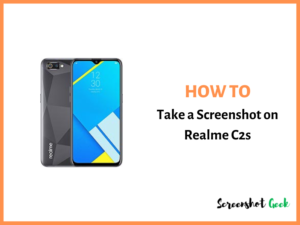 How to Take a Screenshot on Realme C2s