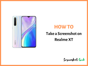 How to Take a Screenshot on Realme XT
