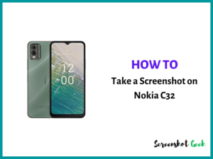 How to Take a Screenshot on Nokia C32