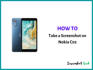 How to Take a Screenshot on Nokia C02