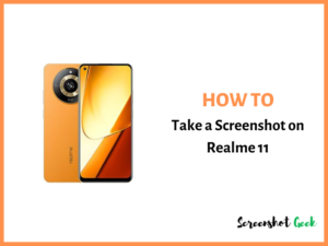How to Take a Screenshot on Realme 11