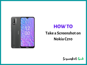 How to Take a Screenshot on Nokia C210