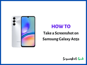 How to Take a Screenshot on Samsung Galaxy A05s