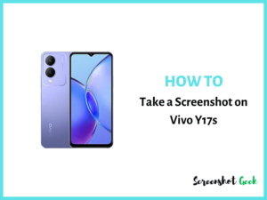 How to Take a Screenshot on Vivo Y17s