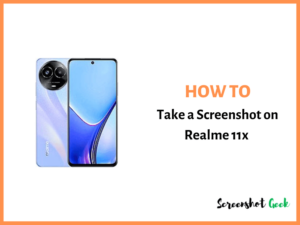 How to Take a Screenshot on Realme 11x