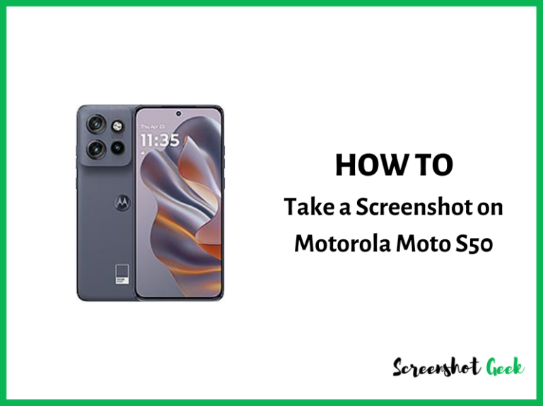 How To Take A Screenshot On A Motorola