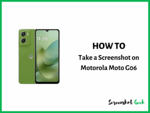 How to Take a Screenshot on Motorola Moto G06
