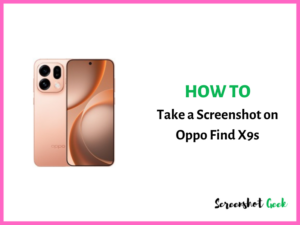 How to Take a Screenshot on Oppo Find X9s